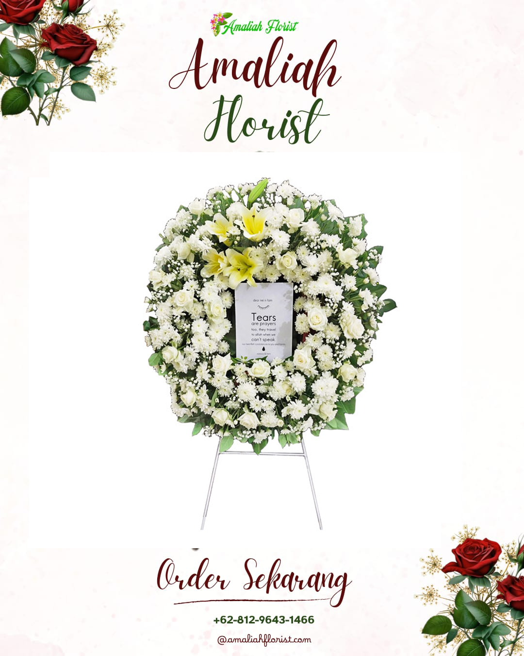 Krans Bunga Duka Wangon